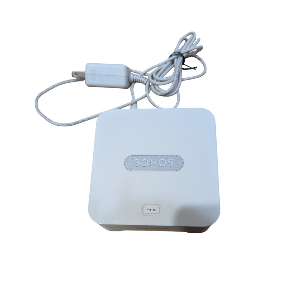 Sonos Bridge BR100 Wireless Network Extender White with Power Adapter